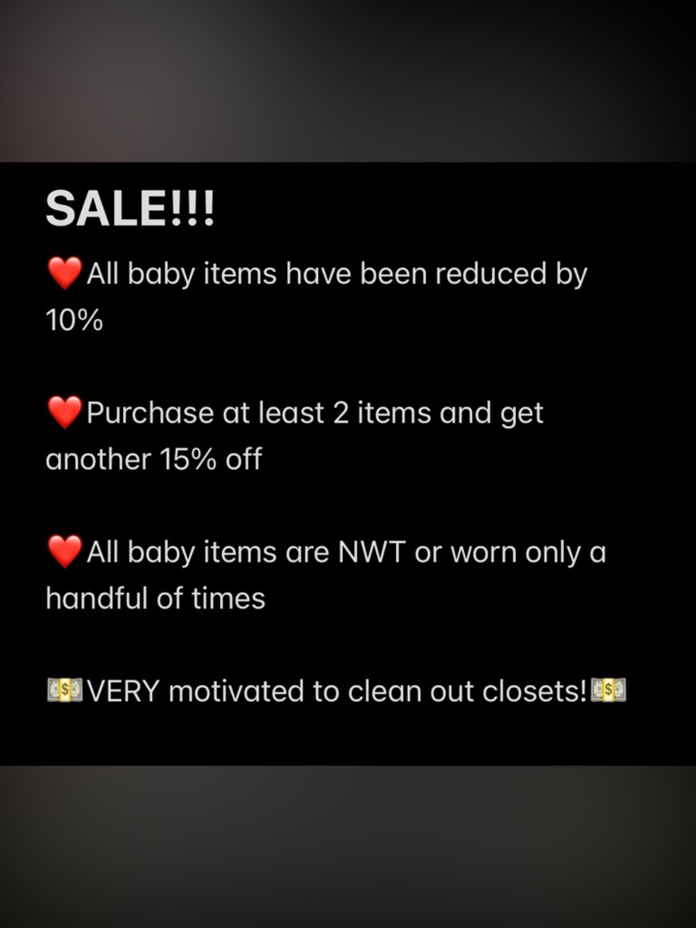 SALE!!!